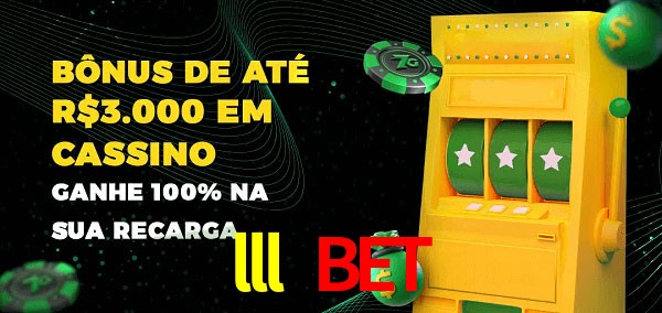 lll bet melhor bônus de depósito